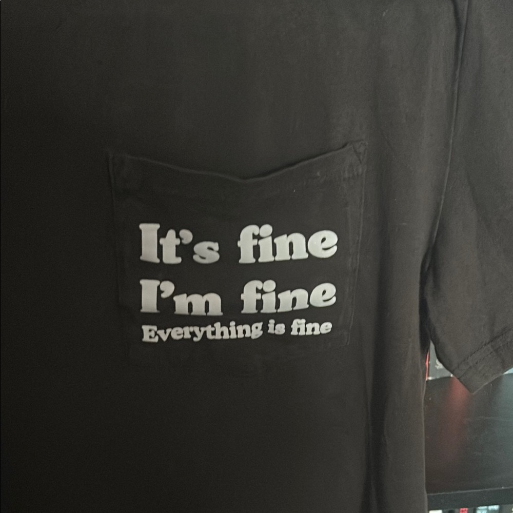 Black Graphic T-Shirt by SheShow - Picture 2 of 4